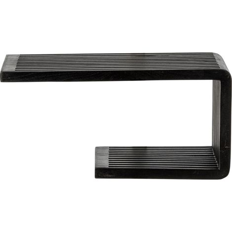 Étagère Murale en Bois "Lars" 50cm Noir (1/3)