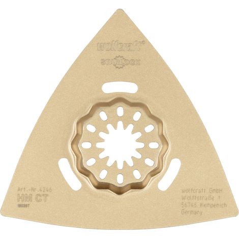 Wolfcraft Schleifplatte Delta 80 mm HM SL Schleifplatte (1/5)