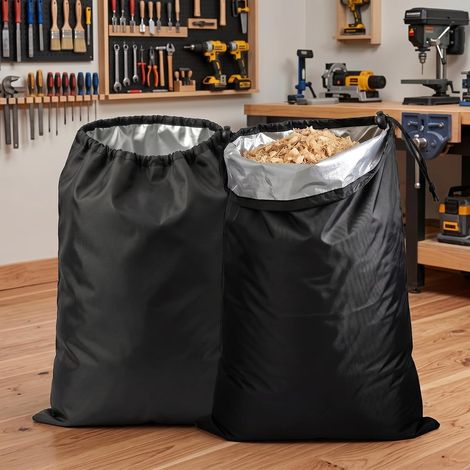 Sac de Ramassage de Feuilles en Tissu Oxford 210D Résistant à la Pluie et à la Poussière pour Jardin-x (1/5)