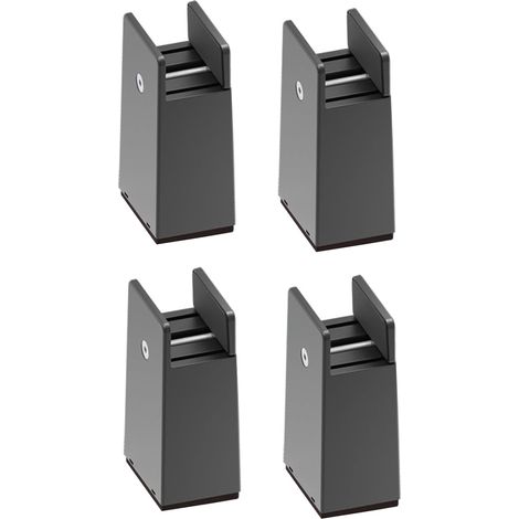 Lot de 4 rehausseurs de lit multifonctionnels gain de place (5 cm), po (1/5)