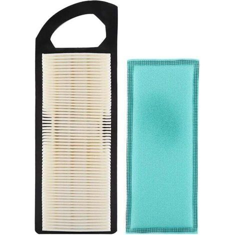 795115 Filtro aria per Briggs and Stratton 697153 698083 697015 John Deere GY20573 M149171 Z225 Motore trattore per tosaerba con prefiltro (1/4)