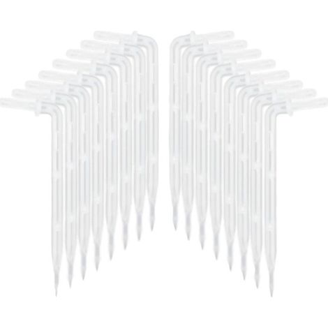 Arroseur Goutte à Goute Réglable 90°/180°/360° pour Arbres Fruitiers et Fleurs - Kit de 100 Flèches d'Irrigation Transparentes 4-7mm, Système d'Arrosage Automatique Efficace