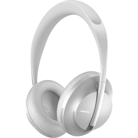 Casque Headphones 700, casque sans fil Bluetooth supra-auriculaire à réduction de bruit avec microphone intégré pour des appels clairs et commande vocale Alexa, finition argent luxe