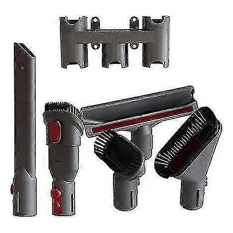 Pièces détachées pour aspirateur Dyson V7 V8 V10 V11 Sv10 Sv11 Sv10 Sv11 : lot de 6 têtes d'aspiration pour porte-brosse (couleur : gris) (1/5)