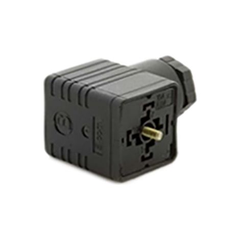 Connecteur de solénoïde, Femelle, 2P+E, Vis 10A, 250 V c.a., PG9