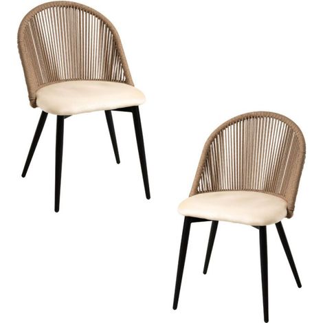 Packs Sillas Comedor - Pack 2 Sillas Misal - Beige (1/5)