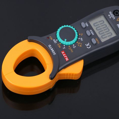 Digitales Zangenmultimeter 1999 Zählt AC DC 600 V 400 A Spannung Strom Widerstand Voltmeter Amperemeter Ohmmeter Volt Amp Tester LCD-Anzeige Kfz-Haushaltsstromzähler