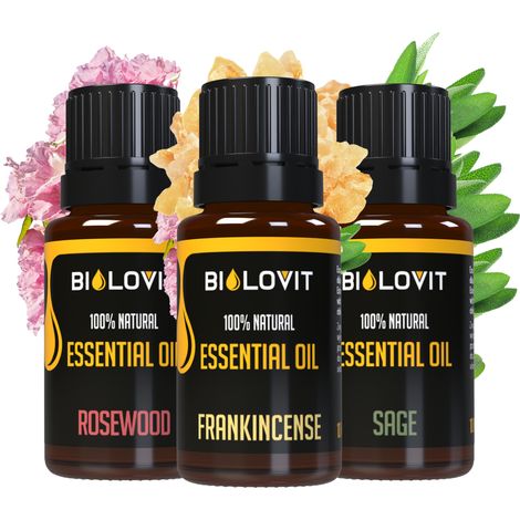 Bilovit Set mit ätherischen Ölen für die Meditation – 3-teilig (1/5)