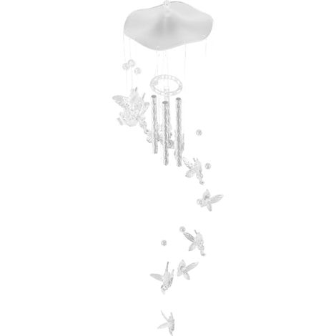Carillon Éolien Créatif Forme Ange Cupidon Cloche À Vent Pendentif Jardin Maison Décoration Suspendre Son Clair (1/5)
