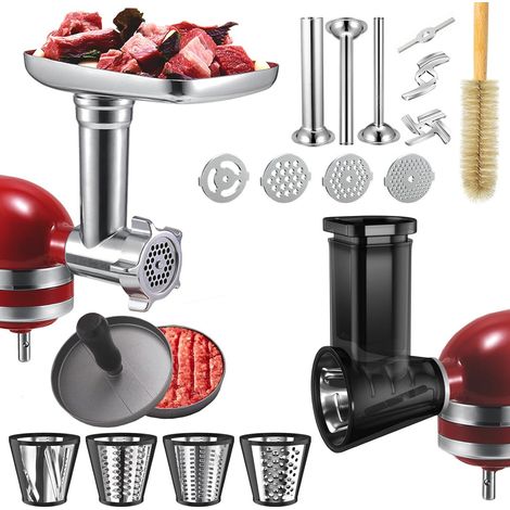 Les accessoires pour hachoir à viande et trancheuse-déchiqueteur conviennent pour KitchenAidBatteur sur socle,râpe à fromage,Accesso (1/5)