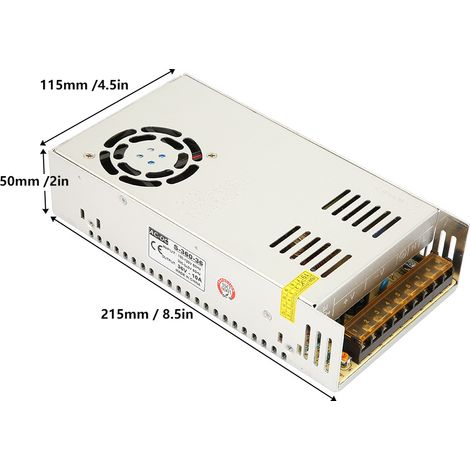 36V 10A Konstantspannungsnetzteil, Mingshuo 360W DC (1/5)