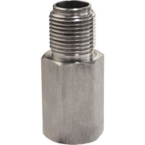 Ein universeller Sauerstoffsensor M181,5 aus silbernem Metall mit Filter für Abgas-Sauerstoffsensoren. (1/4)