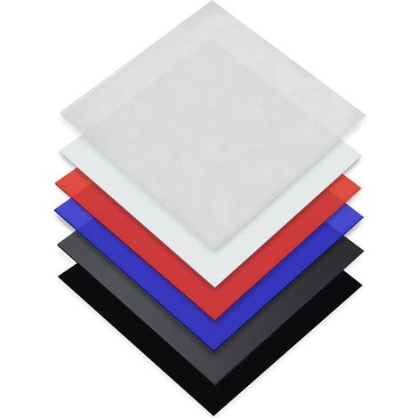 Plaques en polystyrène 3 mm Bleu 100 x 100 cm (1/5)
