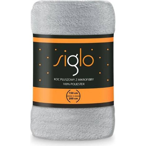 Manta Siglo 220x200 Gris Plata Suave y Esponjosa (1/2)