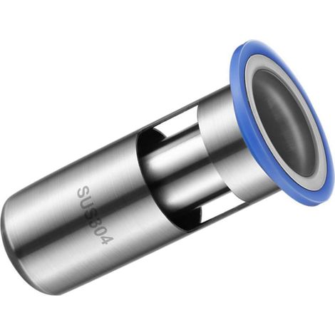 Bodenablauffilter aus Edelstahl mit wasserdichtem Silikonkern, großes Modell für Bad und Küche, einfache Installation, schützt vor Verstopfung und unangenehmen Gerüchen, kompatibel (1/5)