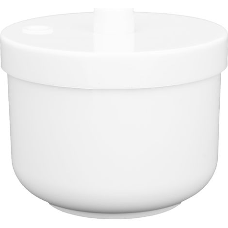 Boîte de Nettoyage pour Fraises Dentaires, Récipient de Trempage et Support de Fraises, Accessoire en Boîte Ronde Blanche (1/5)