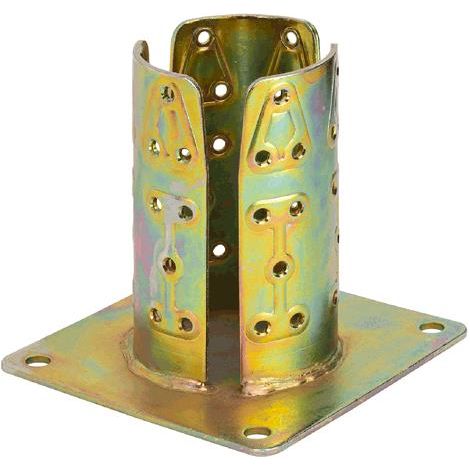 SUPPORTO PER PILASTRI TONDI ART.922 Ø mm 122 - base 150 x 150