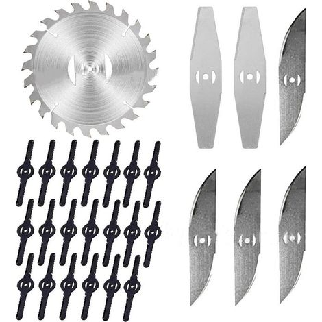 Coupe Bordure Lame De Rechange, Coupe Bordure Sans Fil, Métal Debroussailleuse Electrique lame de rechange (1/5)