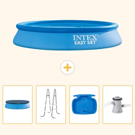Intex Piscine Easy Set Ronde - 305x61 cm - 5-pièces S140 (1/5)