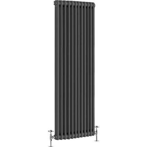 Warmehaus Traditional Double Anthracite Radiator 1800 x 560mm (1/5)