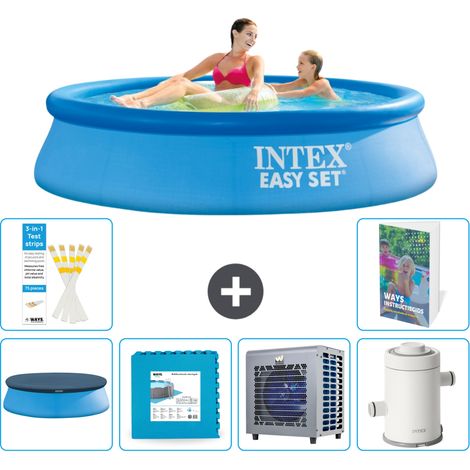 Intex Piscine Easy Set Ronde - 244x61 cm - 7-pièces S116 (1/5)
