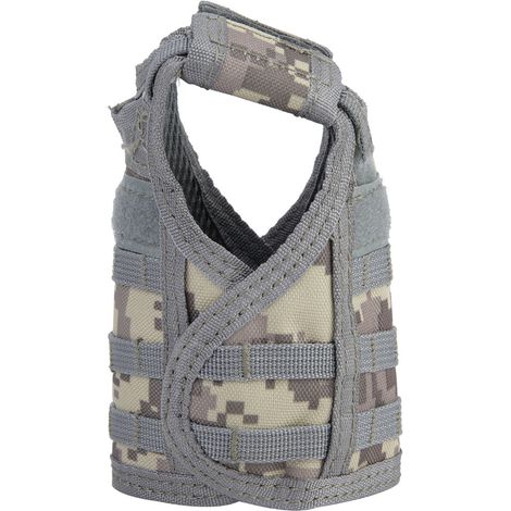 Gilet porte-canettes réglable pour bouteilles et bières, style militaire digital ACU