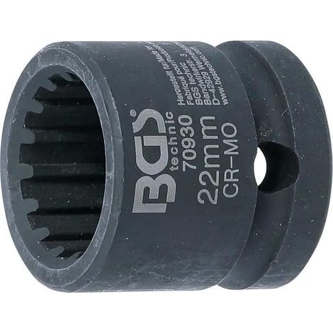 Dado variable BGS negro 30 mm acero cromo molibdeno