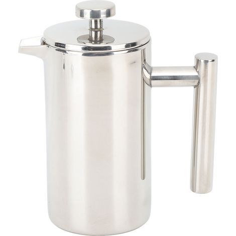 Cafetière à presse française 350ml, Pot résistant à la chaleur à Double isolation en acier inoxydable pour la maison (1/5)