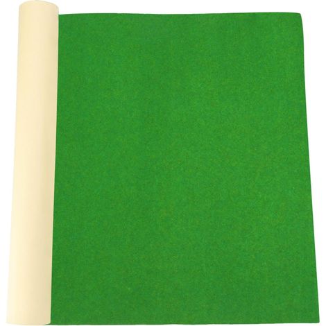 Gazon Artificiel Décoratif 16 inch x 39 inch Gazon Synthétique Réaliste ornementation pour Modèles De Trains Paysage Artisanat Pelouse Jardin ornementation, Vert Moyen (1/5)