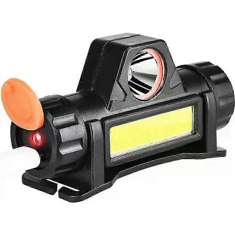 Automatischer Schweißhelm mit abblendendem Scheinwerfer, 1 Schweißkopf mit Scheinwerfer und 1 USB-Ladekabel, eingebauter Akku – JXLGV (1/5)
