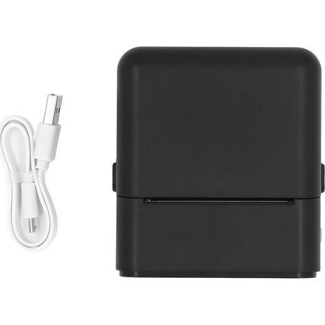 Imprimante d'étiquettes thermique BT 203 dpi Mini portable pour date nom de l'ingrédient petite entreprise noir (1/5)