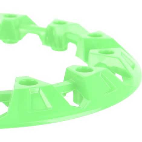 Embellecedores de ruedas para ATV de 8 pulgadas, 4 piezas, color verde, protección de buje resistente a arañazos, universales para karts.