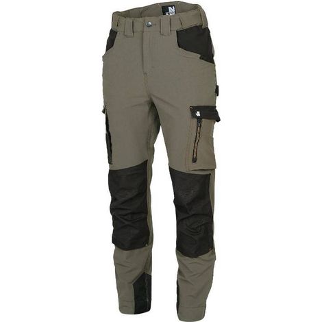Pantalon de Travail Ondra - Taille 40 - Kaki - Résistant et Confortable - D-Work