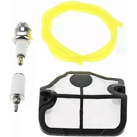 Kit carburateur, filtre à air et durite d'essence pour tronçonneuse Husqvarna 36, 41, 136, 137, 141 et 142 (1/5)