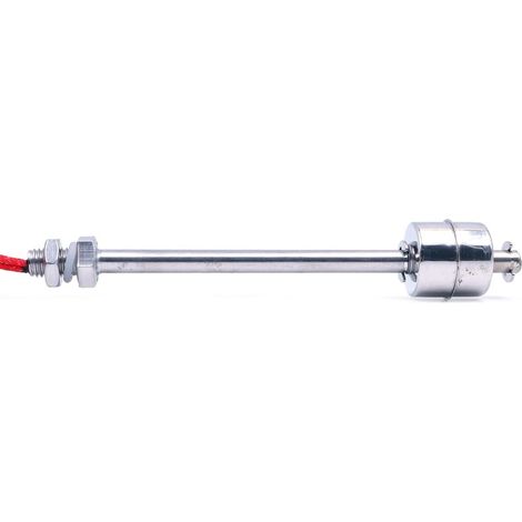 Interrupteur à Flotteur en Acier Inoxydable 150mm 220v pour réservoir de Pompe à Eau Piscine de Jardin étang capteur de Niveau d'eau Liquide (1/5)