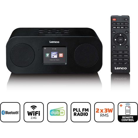 Radio Internet stereo con DAB+, FM, Bluetooth, display a colori