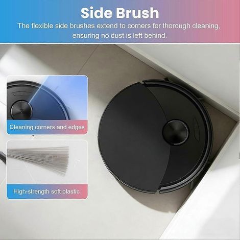 Filtre pour aspirateur brosse pour aspirateur Filtre de brosse pour aspirateur filtre de Accessoires Kit pour Roborock Q10 S5+ Robot Aspirateur – Main Brosse – Dust Bags Side Brosses – Serpillière Pad (1/5)