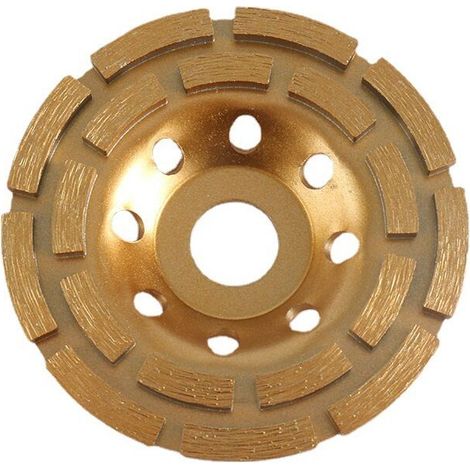Diamond grinding disc 115 x 22.2 mm - Diamond cup grinding disc for concrete, granite, stone, marble, stone, masonry, brick, plaster, polished concrete