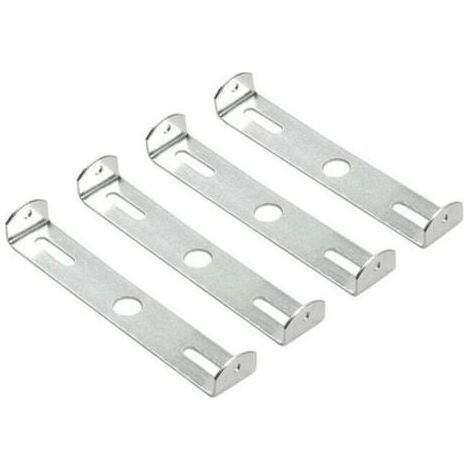 ALLIANDISSupport de fixation pour plafonnier Basetbl – 115 mm, métal galvanisé, charge max. 5 kg – pour lustres et luminaires suspendus (1/4)