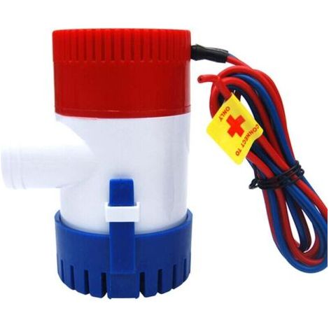 Pompe à eau électrique 12 V CC 1 100 Gph pour aquariums, hydravions, camping-cars, bateaux, péniches (1/5)