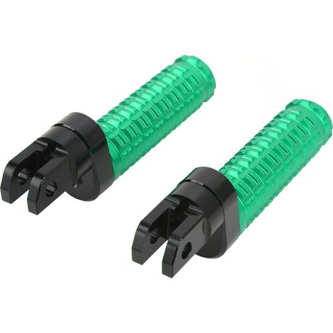 1 Paire de repose-pieds moto CNC en alliage d'aluminium T6063 anodisé, remplacement pour Benelli Tornado 252R 2021-2022, vert (1/5)
