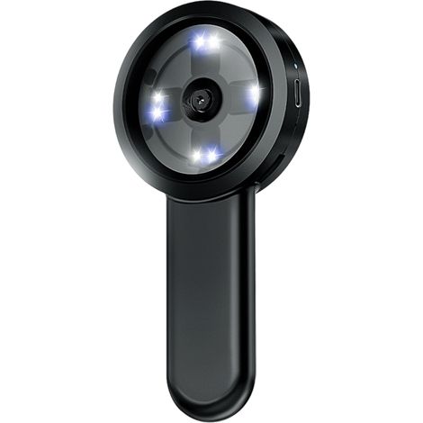 Loupe numérique portable, microscope numérique pour adultes et enfants, grossissement 100x, écran IPS 2 pouces, mise au point manuelle, photos 16 Mpx, batterie intégrée, éclairage LED. (1/5)