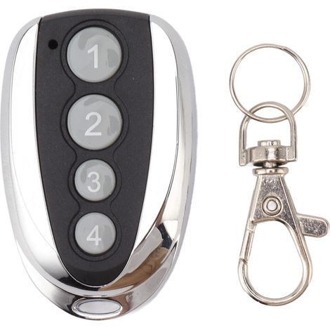 Télécommande Porte de Garage 4 Boutons avec Porte-Clés - Compatible Ouvrants Garage (1/5)