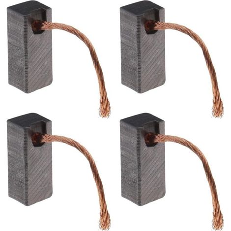 2 Paires de Balais de Charbon de Moteur pour Moteurs d'outils Électriques 7x8x19mm Accessoires pour Outils Électriques Pièces de Rechange pour Moteurs Électriques (1/5)