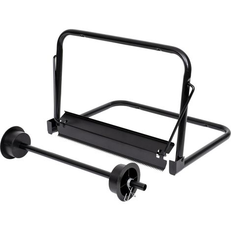 STIER Putzpapier-Rollen Wandhalter, LxH 440x300mm, mit robuster Abreißschiene, galvanisiertes Stahlrohrgestell