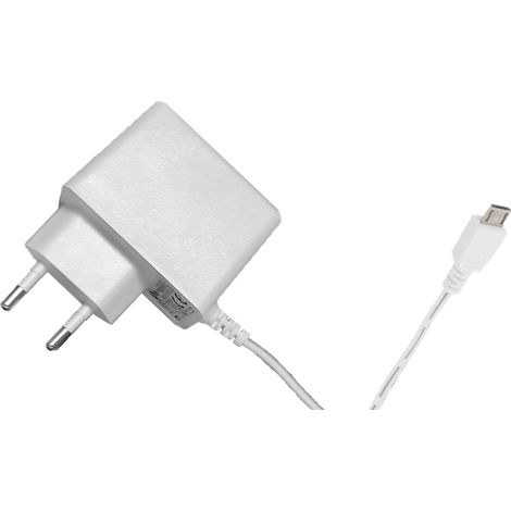 POSC05200A-WH: Alimentatore switching a innesto, verticale 5V/2A/10W bianco, adattatore, presa CA: CEE7/16, spina CC:...