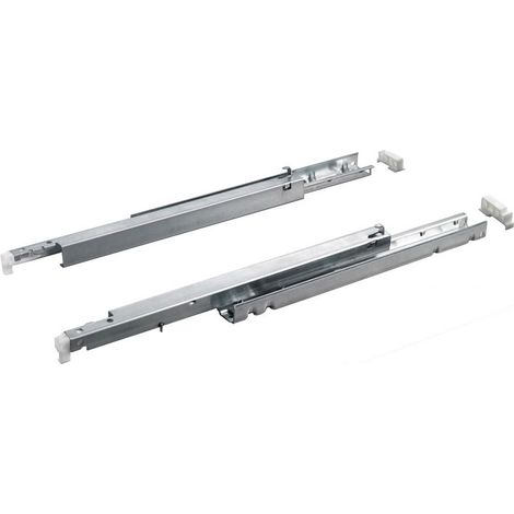 Coulisse pour tiroir 550 mm – Fixation par emboîtement – Utilisation avec tablettes épaisseur mini 12 et 16 – Pour présentoirs et meubles – Salice