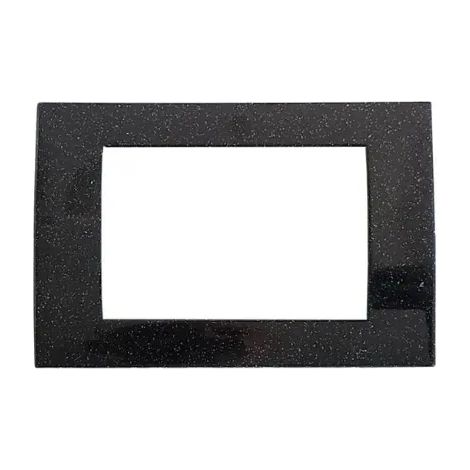 Placca 6 Moduli Nera Flash Serie ARC Marlanvil 7836.T.N