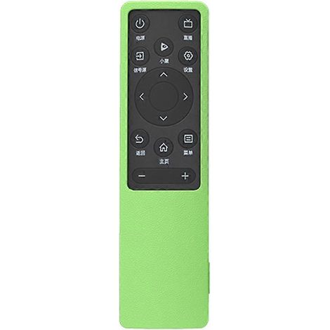 Coque en Silicone Renforcée Anti-Dérapante pour Télécommande TV 4K Intelligente à Commande Vocale, Couverture Protectrice avec Anneau Porte-Clefs pour Modèle SIKAI CN3A75 (1/4)