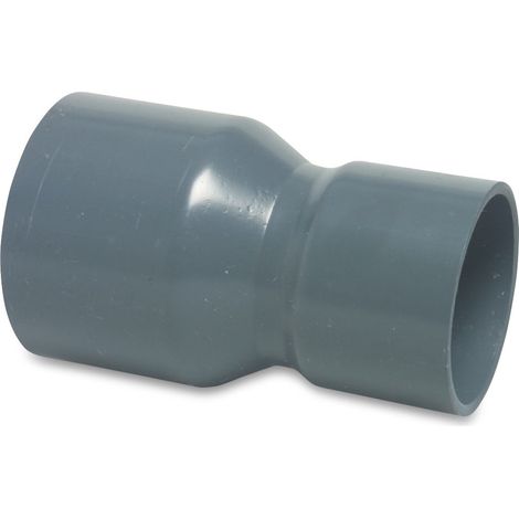 Mega Muffe reduziert PVC-U 225 mm x 200 mm Klebemuffe 10 bar, grau